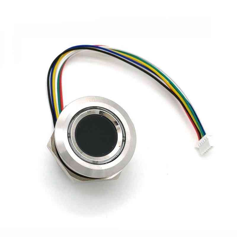 Kreisförmiger runder zweifarbiger Ring, LED-Anzeige der Anzeige, Fingerabdrucksensor, Scannermodul