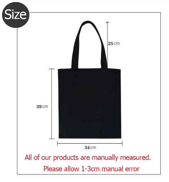 Grafika tumblr, torebki na zakupy, płótno z tkaniny, torby na ramię na ramię