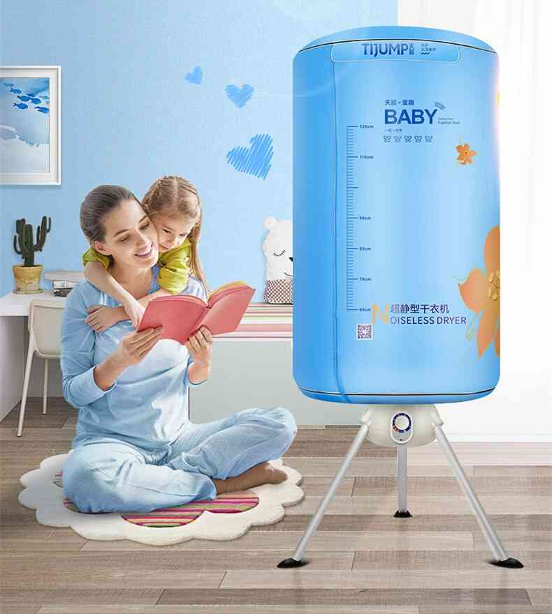 220v Portable Electric Household Mute Clothes Quick Drying Machine