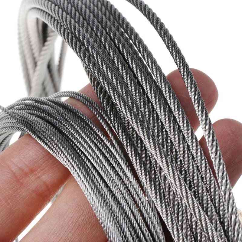 304 Stainless Steel Wire Rope Soft Fishing Lifting Cable