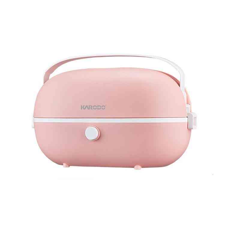 Electric Portable Heating Lunch Box, Stainless Steel Food Container