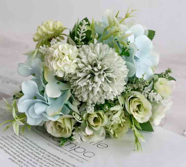 Silk Bouquet- Artificial Peony Flower For Decoration