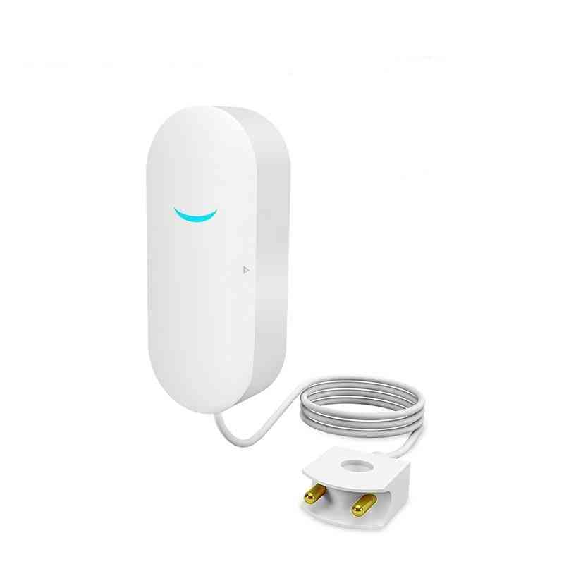 Wifi Smart, Water Leakage, Sensor Alarm Compatible With Tuyasmart / Smart Life App