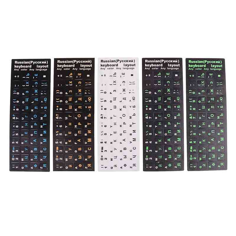 New Russian Letters Keyboard Stickers For Notebook Computer