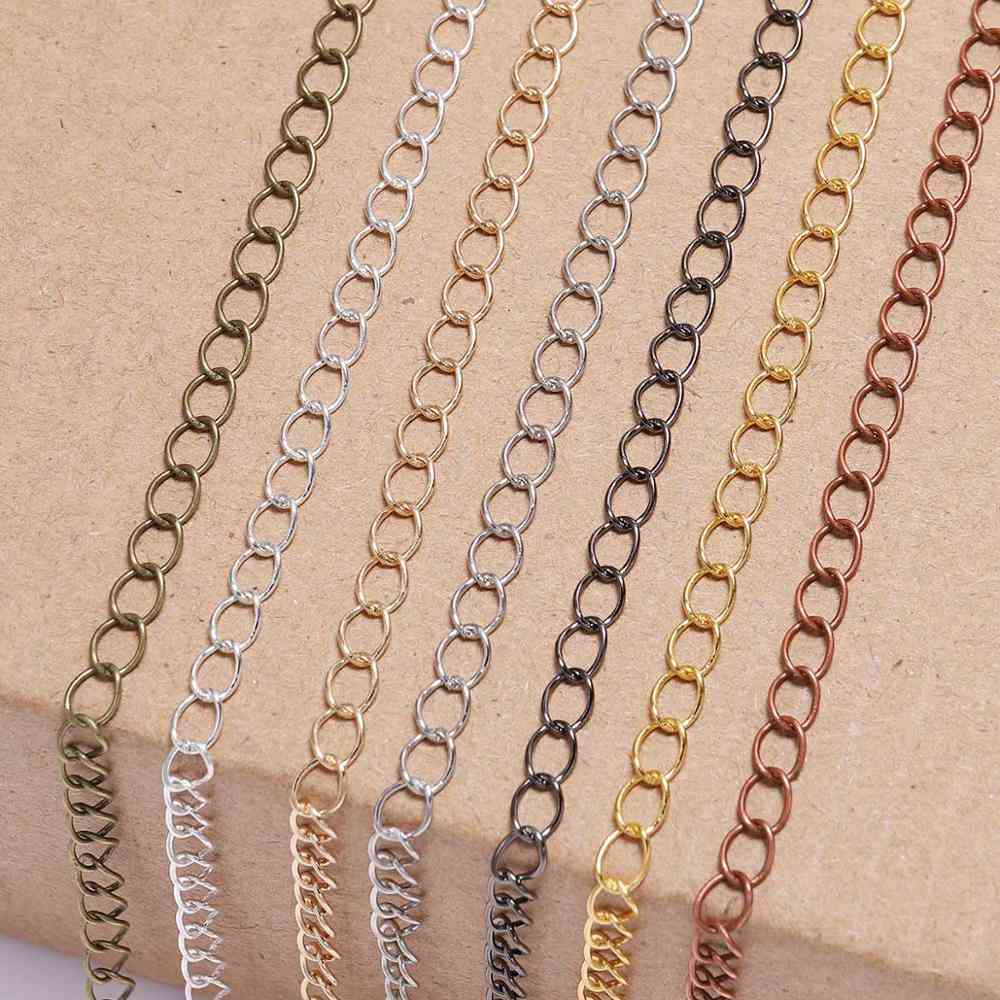 Long Open Link Ring Extended Extension Necklace Chain