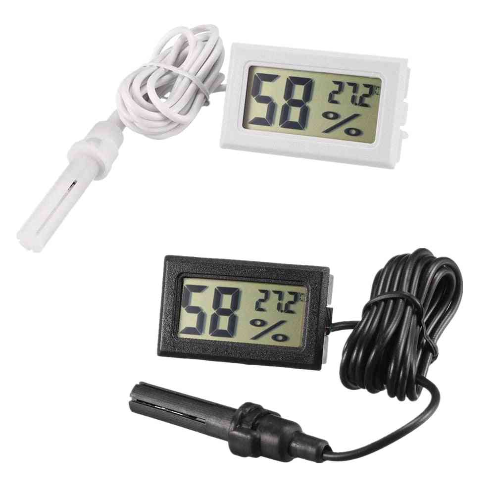 Mini lcd cyfrowy termometr higrometr czujnik temperatury miernik wilgotności,