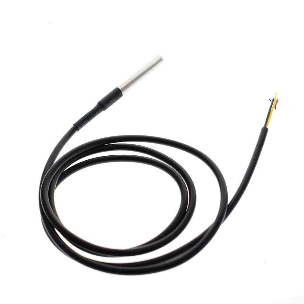 Ds18b20- Stainless Steel, Waterproof Cable, Probe Temperature Sensor For Arduino