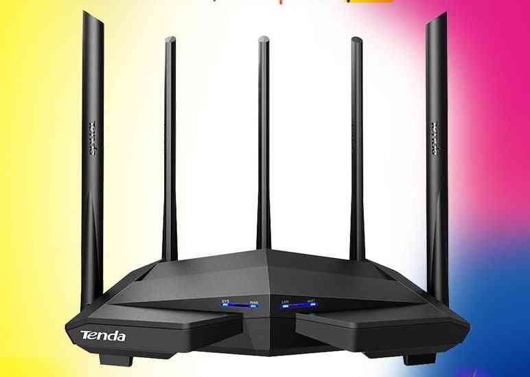 Ac1200- Wifi Dual-band, Router Repeater With 5-high Gain Antennas