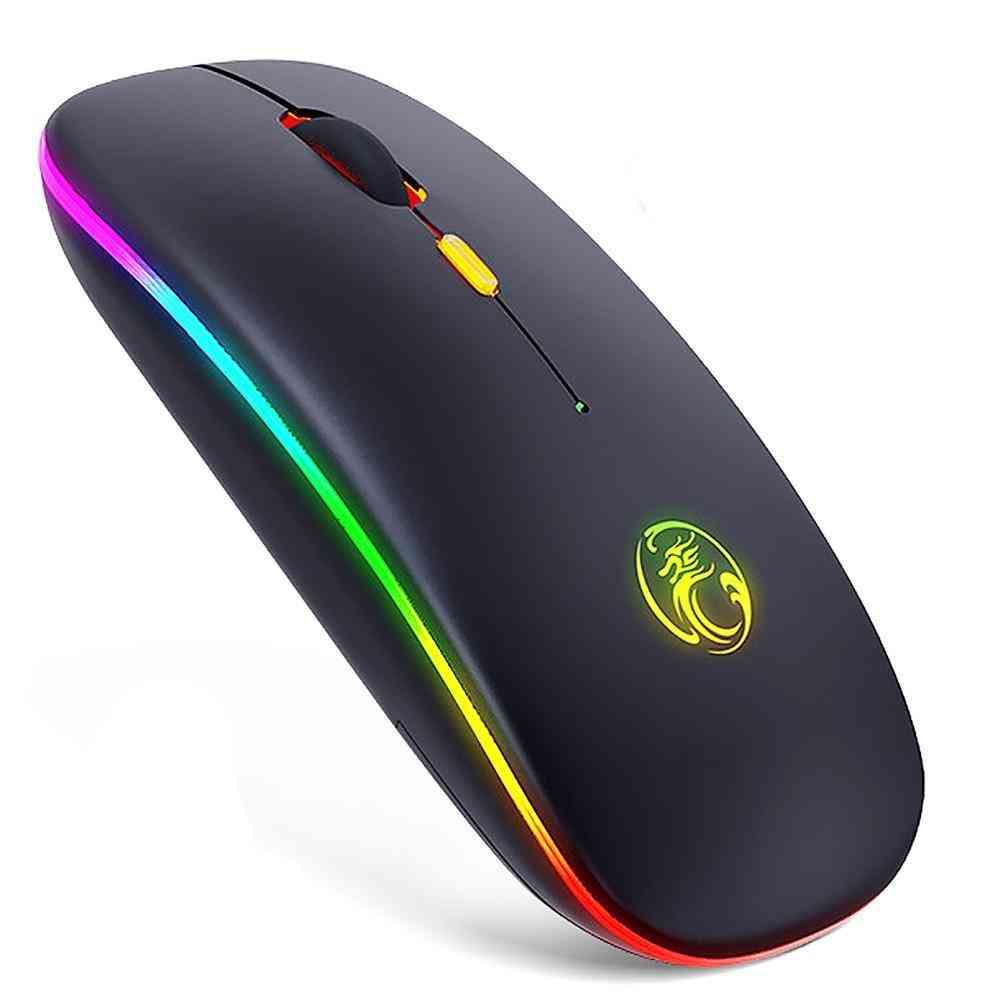 Wireless Mouse, Bluetooth 5.0 Computer Silent Usb Rechargeable-mouse