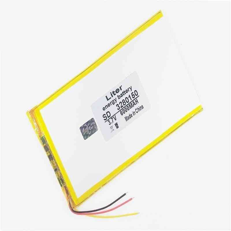 3-line Polymer Lithium Ion Battery For Tablet, Pc,gps