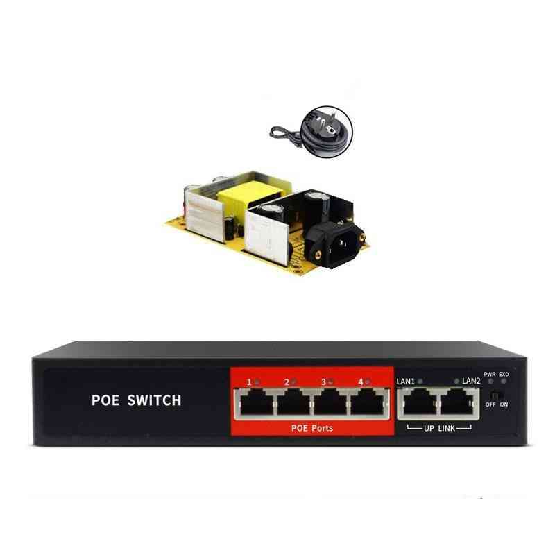 Przełącznik poe Ethernet z portami sieciowymi