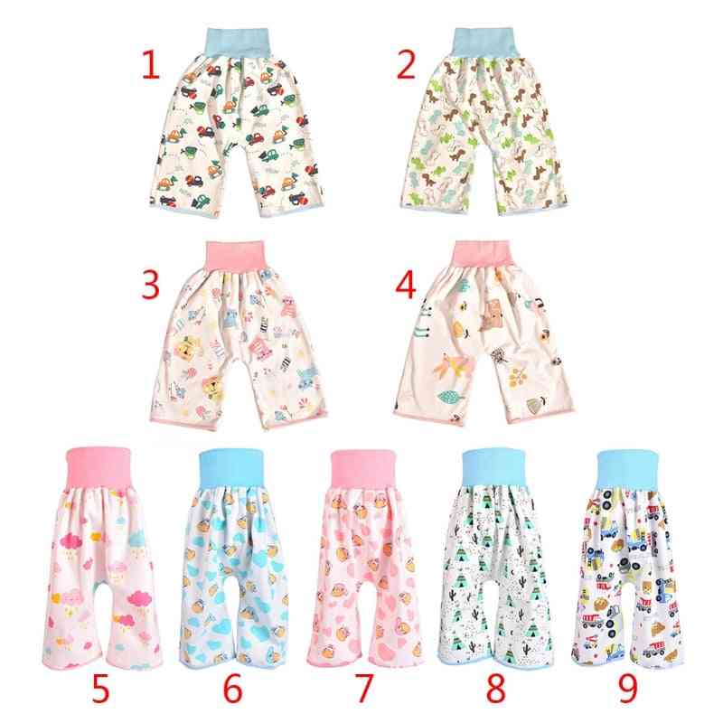 Anti Bed-wetting, Diaper Skirt Shorts, Cotton Nappy Pants For