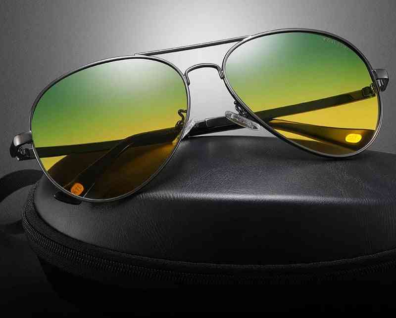 Day Night Vision Goggles, Driver's Glasses ?or Men Photochromic Sunglasses