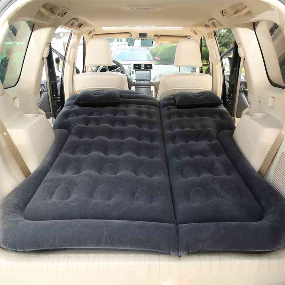 Auto Inflatable, Car Bed Air Mattress, Travel Sleeping Pad (black)
