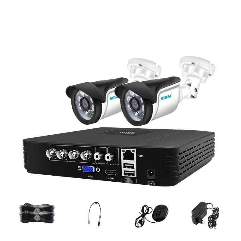 4ch 1080n 5 in 1 ahd dvr kit CCTV-system