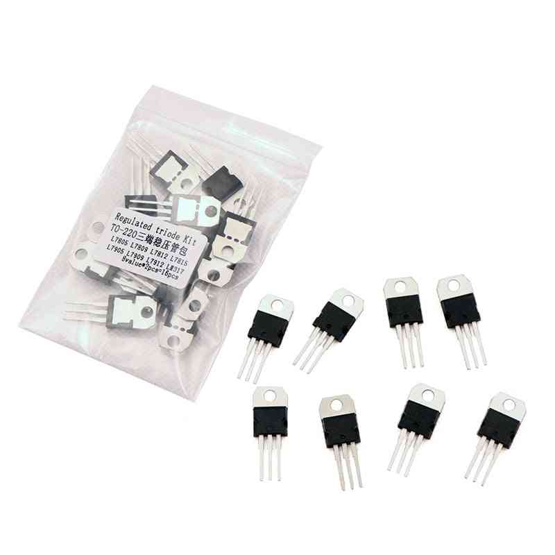16pcs- Transistor Assortment Kit- Voltage Regulator