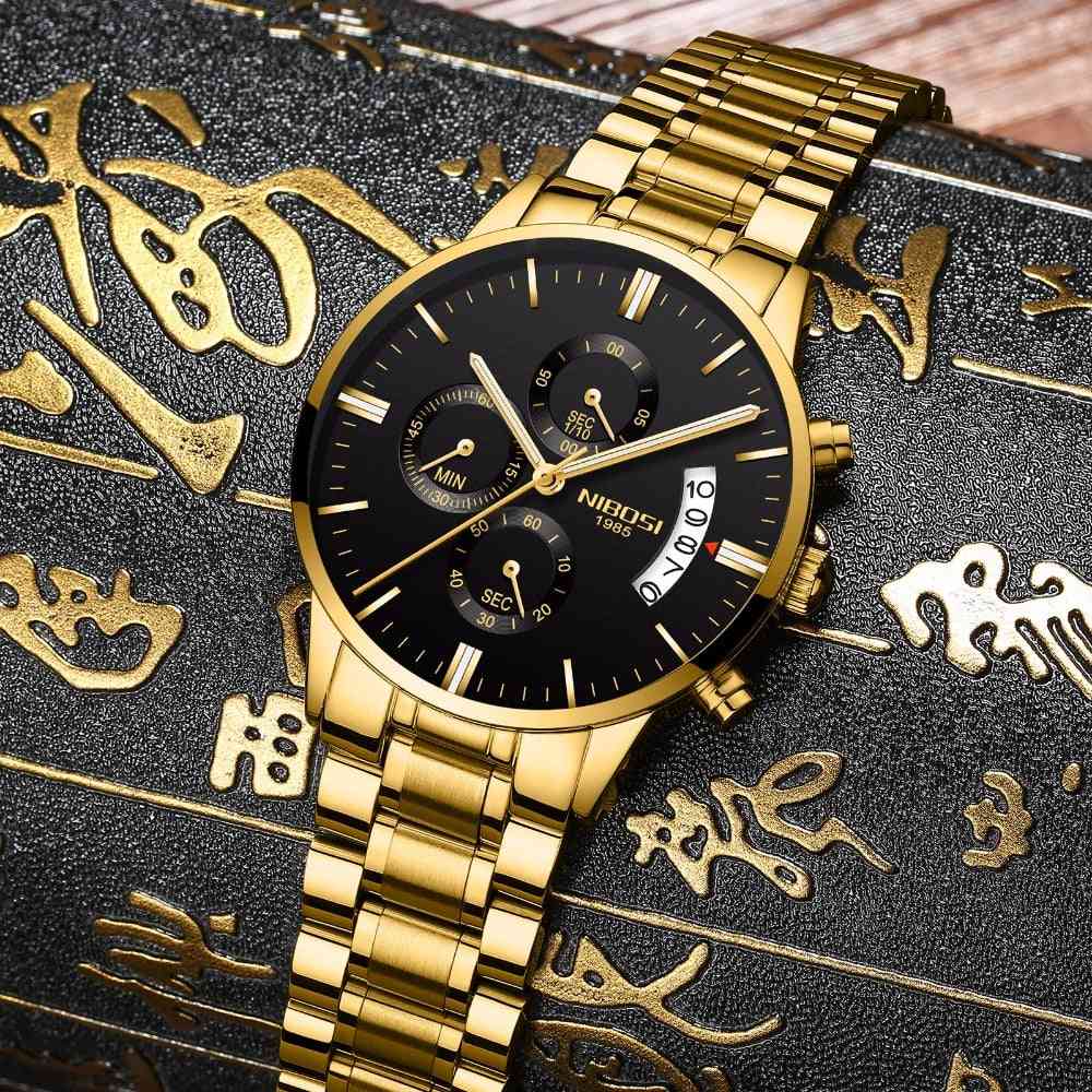 Luxury Men's Casual Dress Watch, Military Quartz Wrist Watches