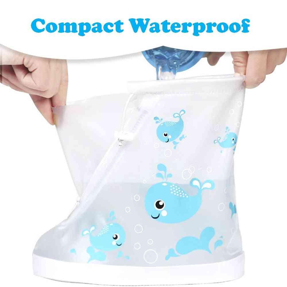 Kids Waterproof Rainboot Shoes Cover