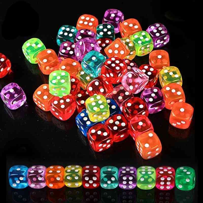 6 Sided Portable Table Games Dice