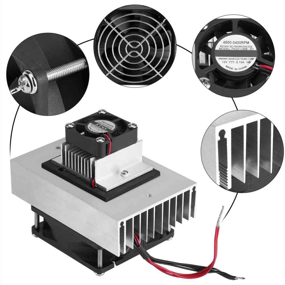 Diy Cooling System Kit Semiconductor Thermoelectric Refrigeration Mini Air Conditioner