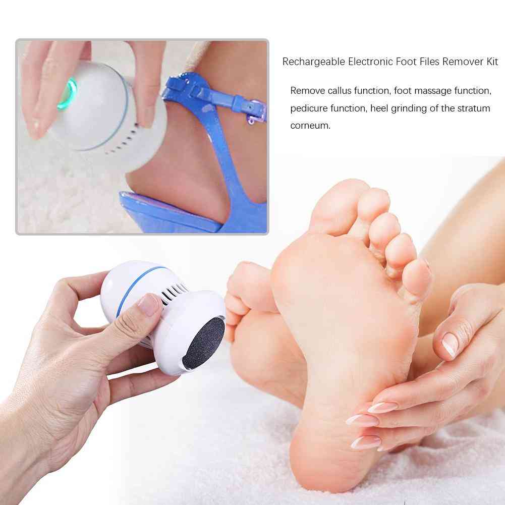 Electric Foot File, Grinder Dead Skin, Callus Remover For Pedicure Tools Hard Cracked