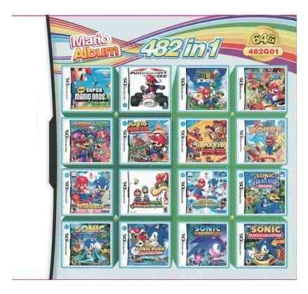 Game Pack Card- Mario Album Video, Cartridge Console For Ds, 2ds, 3ds