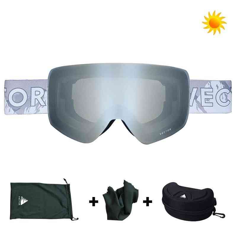 Bril uv400 sneeuwbescherming over bril