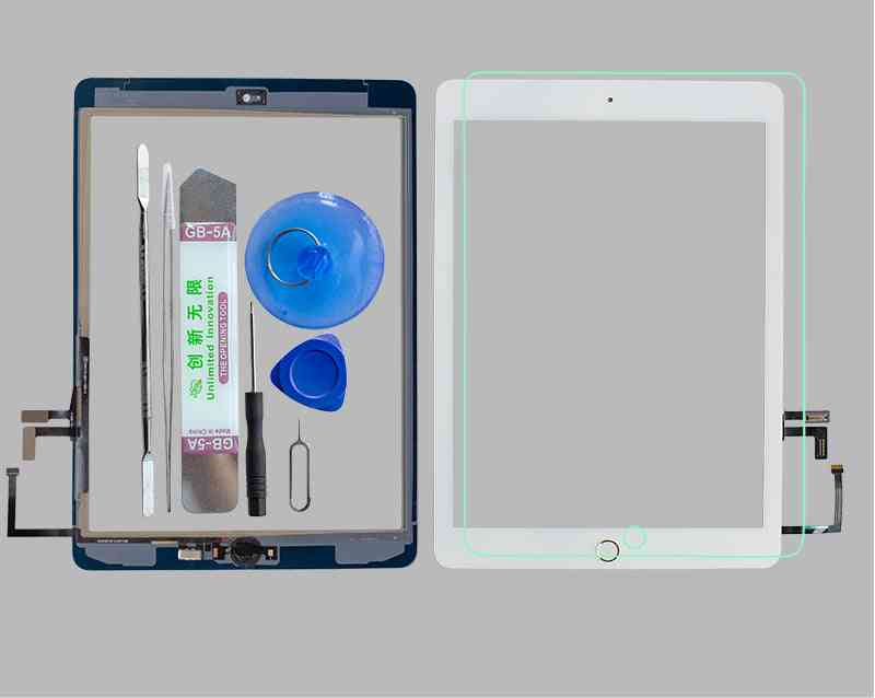 Front Glass With Home Button Cable, Tempered Glasses Tools