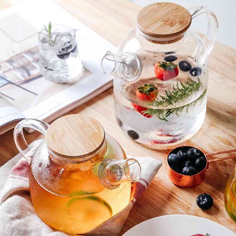 Borosilicate Glass Teapot Heat-resistant Large Tea Pot