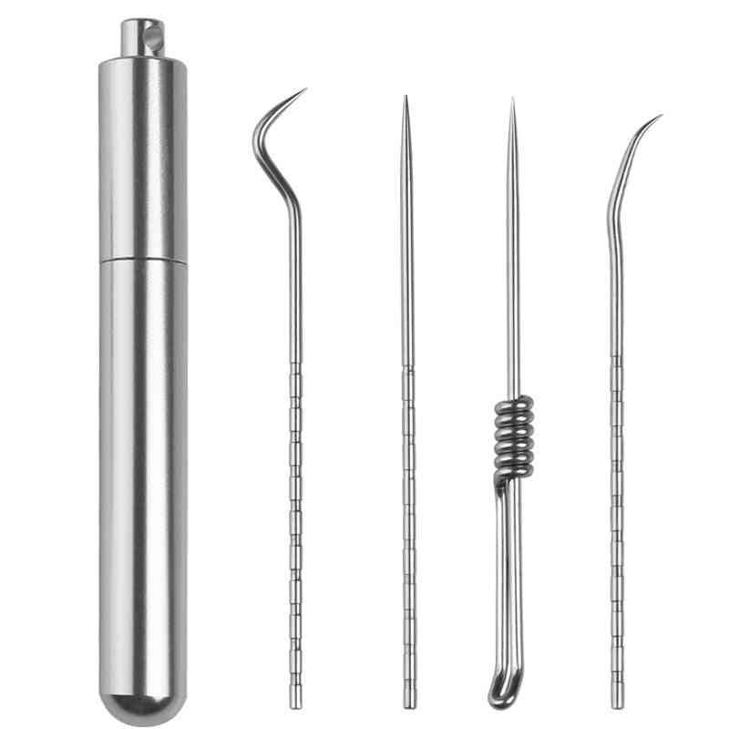 Outdoor Household Travel Stainless Steel Toothpick Set