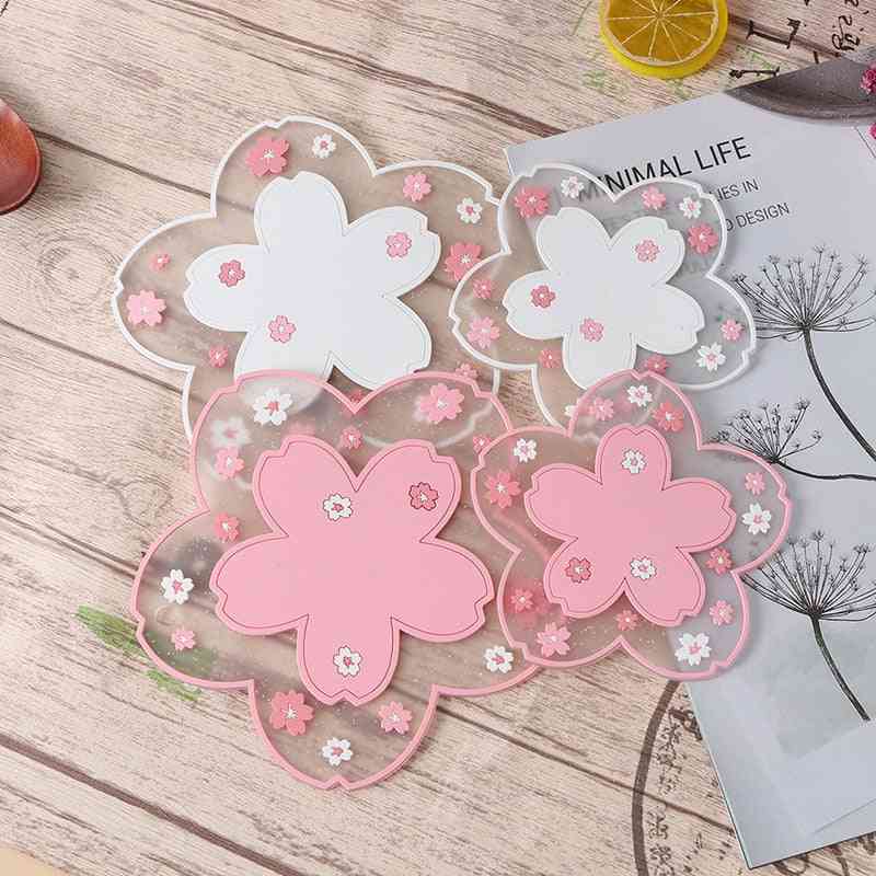 1pc Japan Style Cherry Blossom Heat Insulation Table Mat