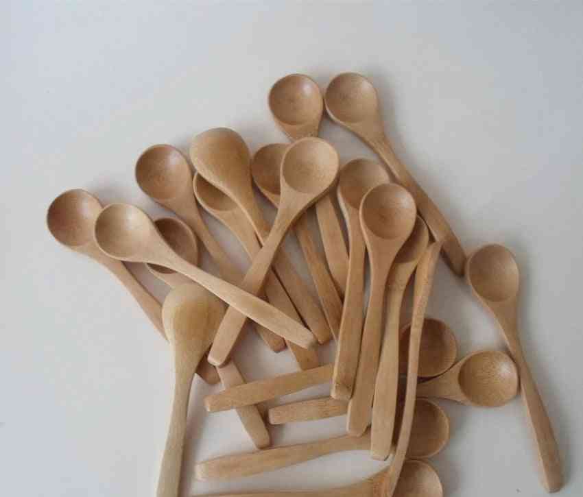 Tableware Bamboo Scoop Coffee Honey Tea Stirrer Wooden Spoon