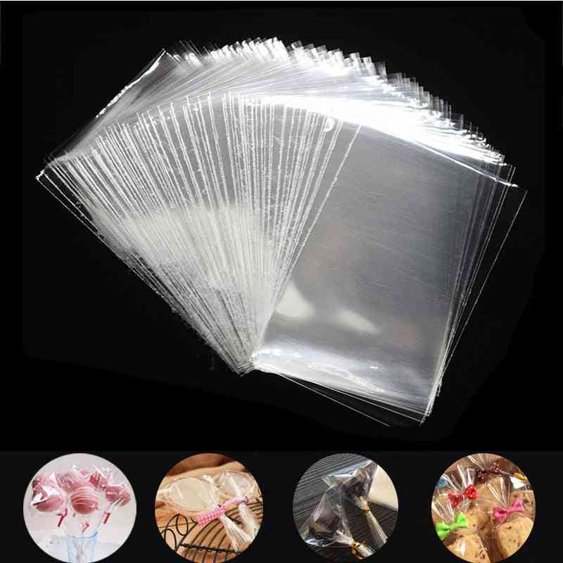 Transparent Plastic Bags For Candy Lollipop, Cookie Packaging