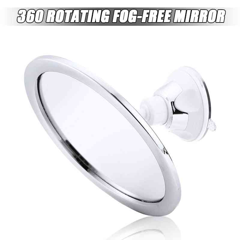 Ogledalo za britje v kopalnici s sesalnikom brez meglic za 360 stopinj