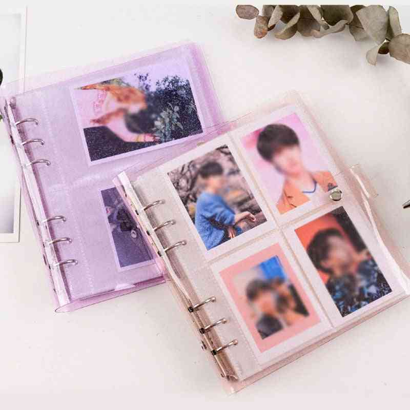 100-pockets Small Photo Album- Home Picture Case Storage, Card Book