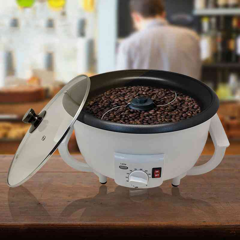 Tostado casero del café y de los granos, secado casero del grano, máquina tostadora eléctrica