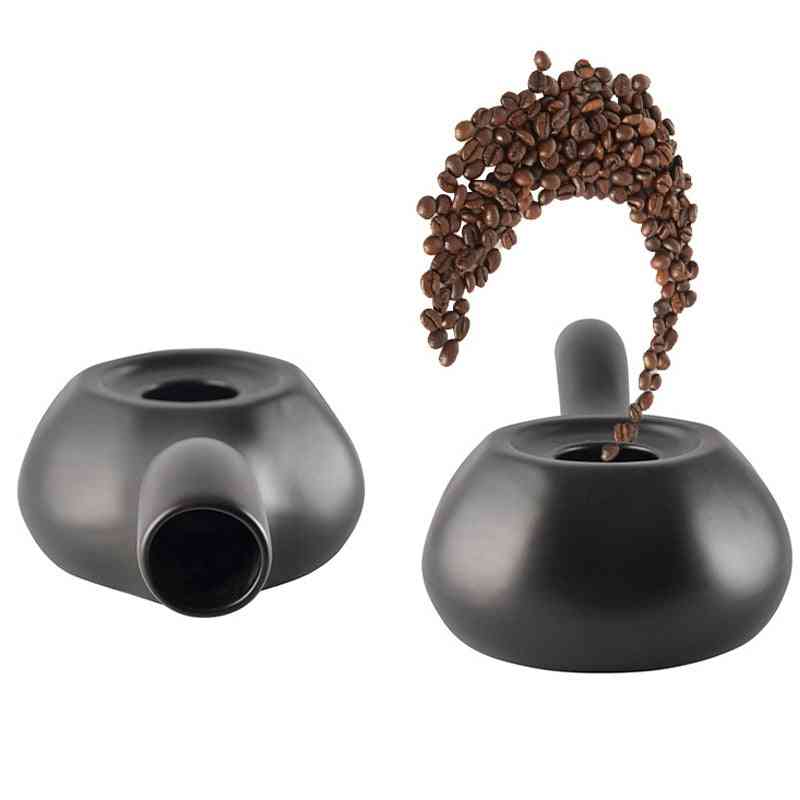 Handgemaakte koffiebrander, vuurbron gasfornuis bonen koffiebranderij nodig;