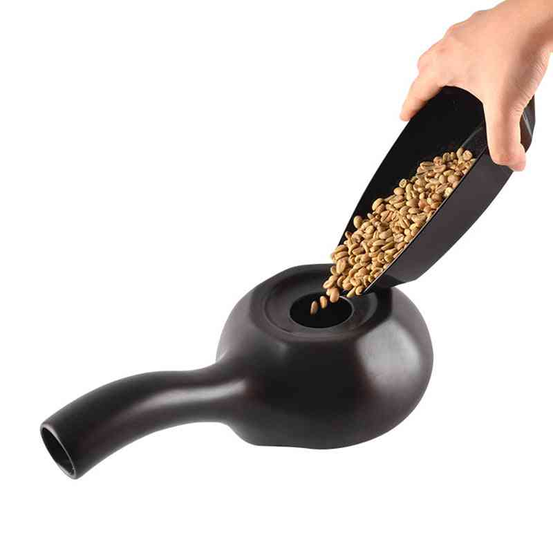 Tostador de café hecho a mano, necesita fuente de fuego estufa de gas frijoles máquina tostadora de café