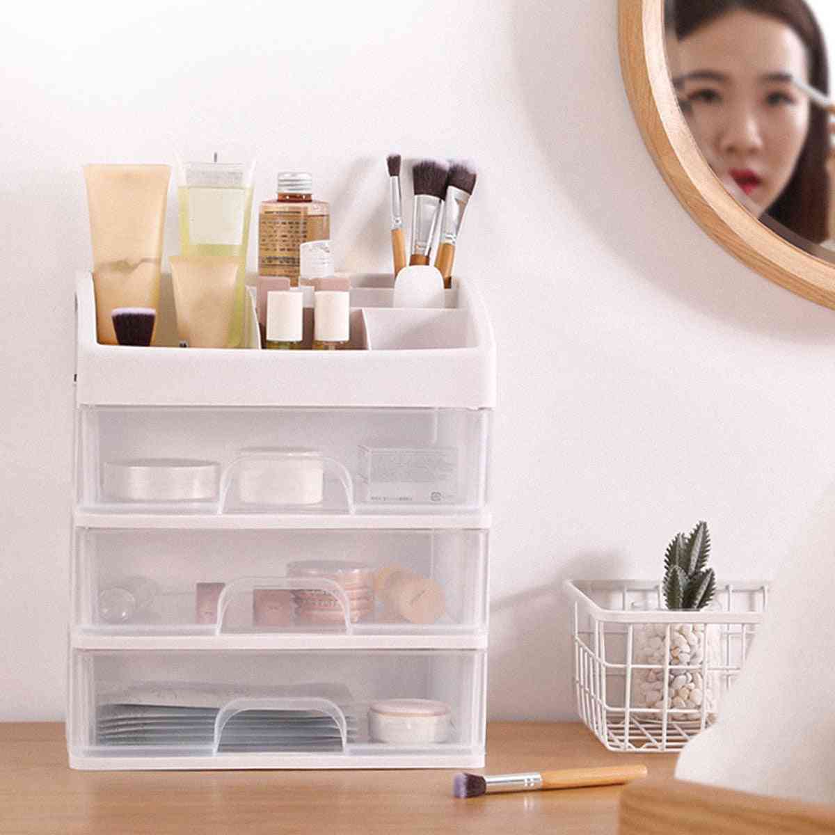 Plastic Makeup Organizer, Drawers, Storage Box