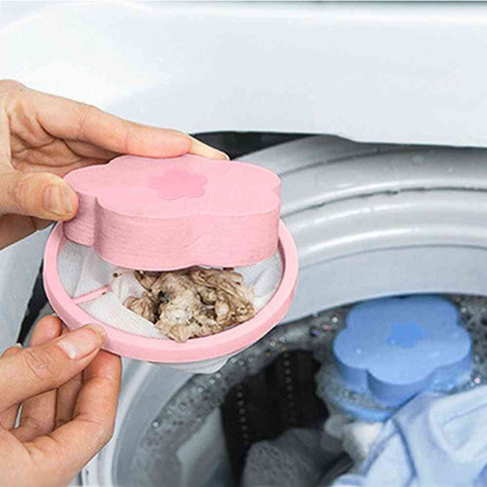 Floating Style Filter Mesh Hair Removal Device, Fur Catcher Washer