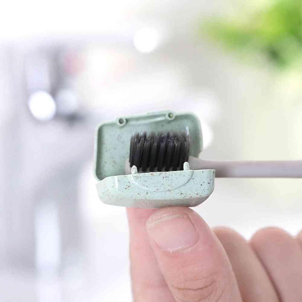 Portable Travel Toothbrush Cover, Wash Brush Cap Case Box
