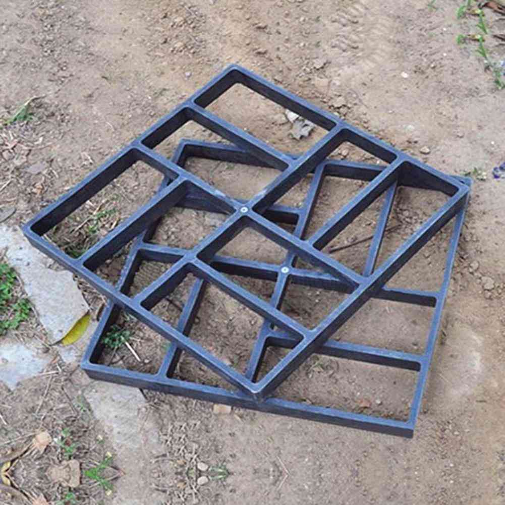 Plastic Making Pavement Mold - Home Garden Stepping Driveway Path Maker