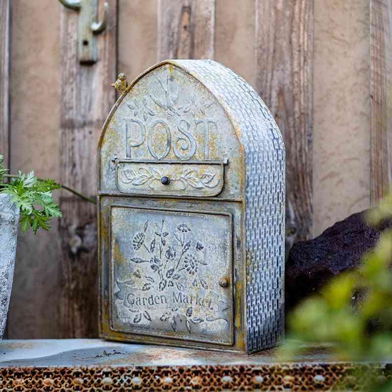 Outdoor Wall Vintage Metal Post Box