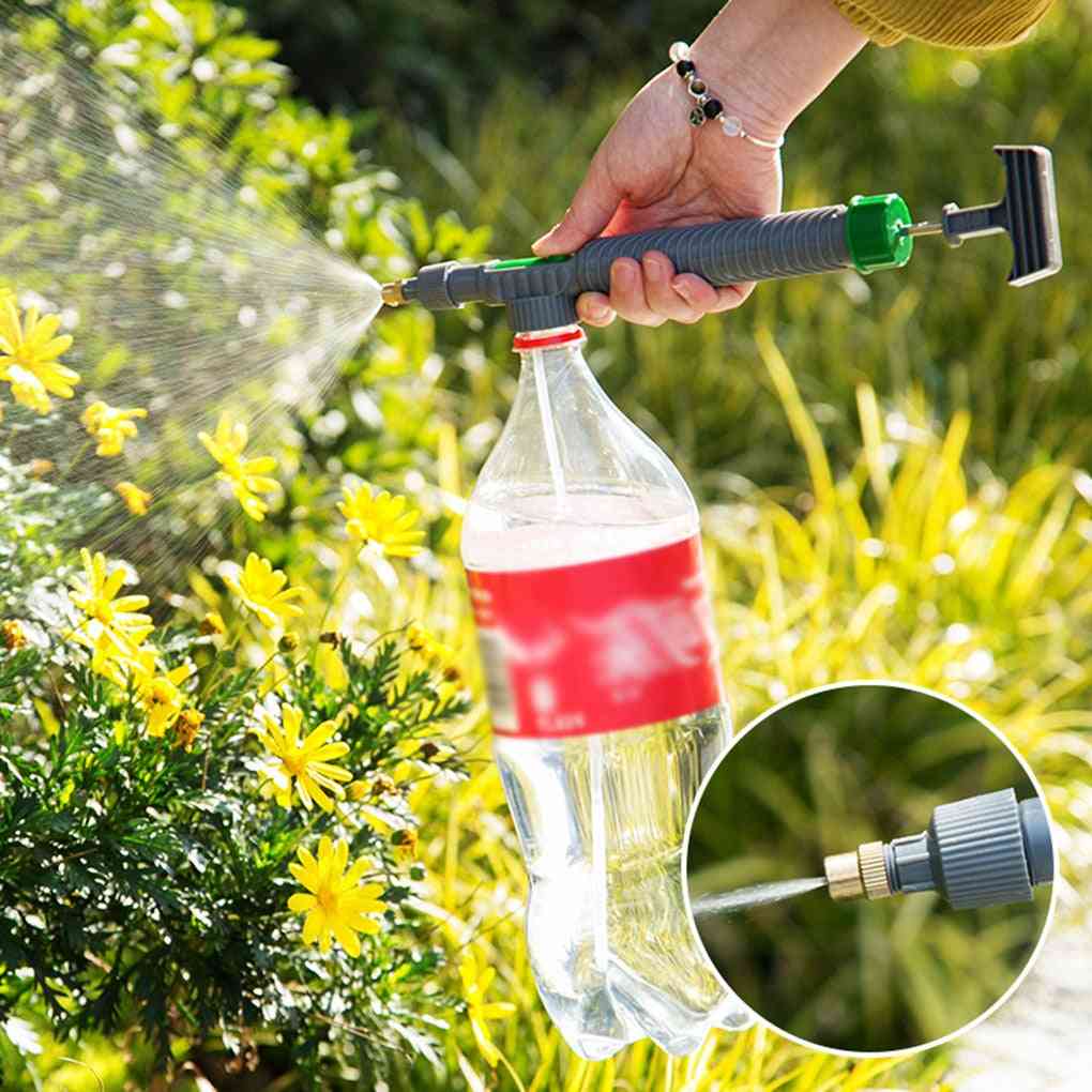 High-pressure Air Pump, Manual Sprayer Adjustable Drink Bottle, Head Nozzle Tool