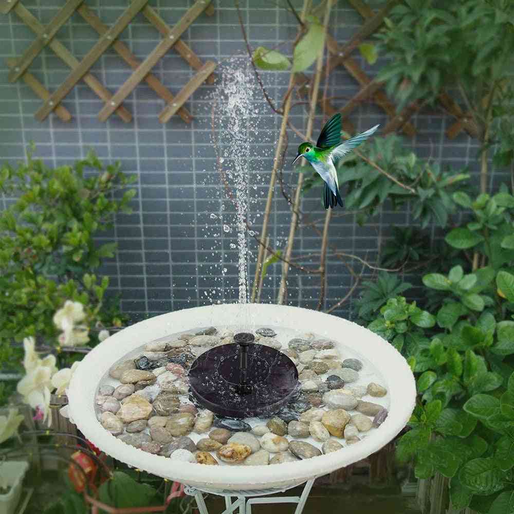 Watering Solar Pump- Pool Pond, Floating Bird Bath, Water Panel Fountain