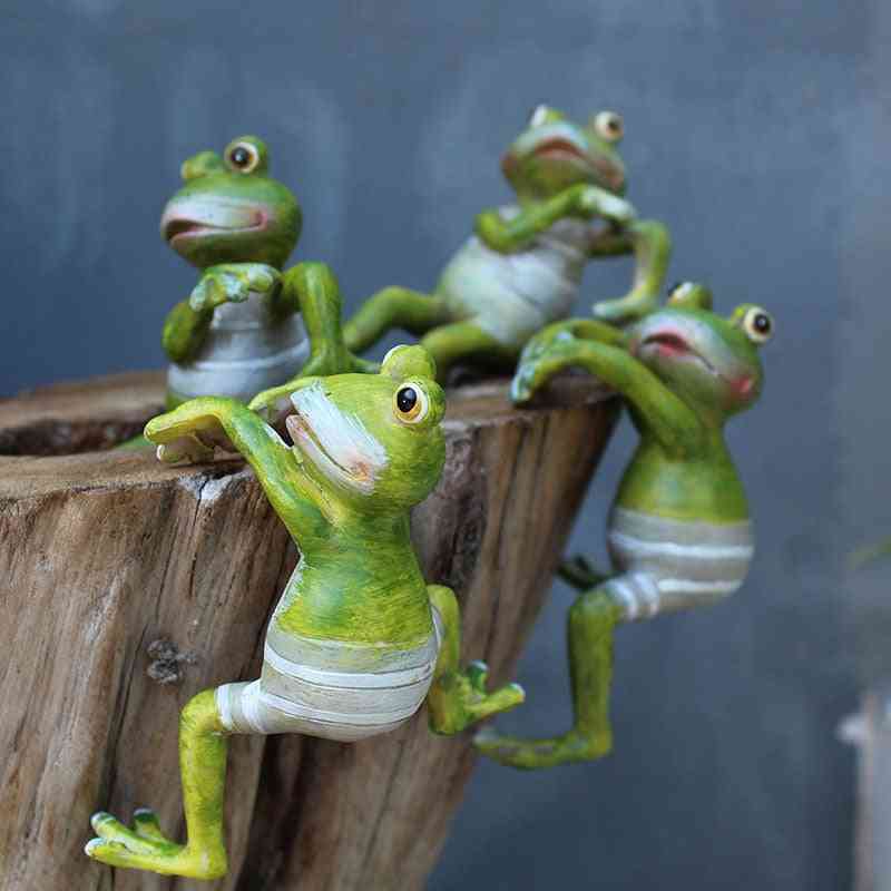 Creative Climbing Bonsai Decorative Hang Frog