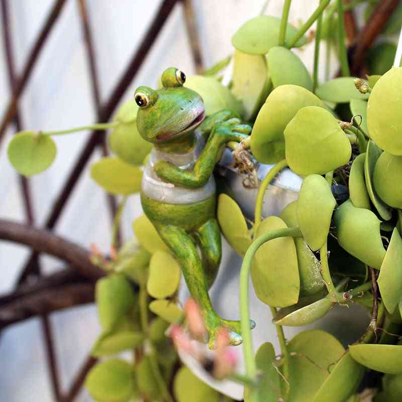 Kreatívna horolezecká bonsai ozdobná závesná žaba