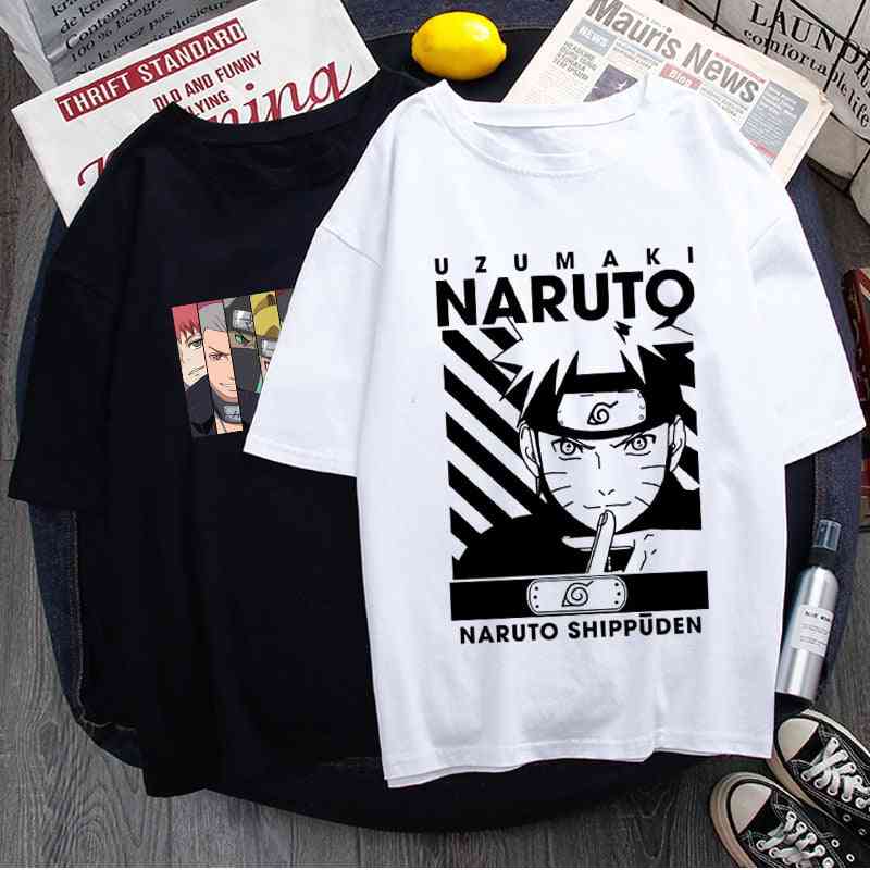 Men Sasuke Cartoon T-shirt