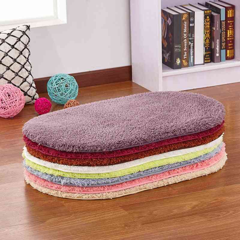 Soft Water Absorption Bath Mats, Toilet Floor Absorbent Thick Carpets