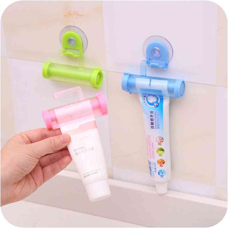 Plastic Rolling Tube, Squeezer, Toothpaste Dispenser Sucker Holder